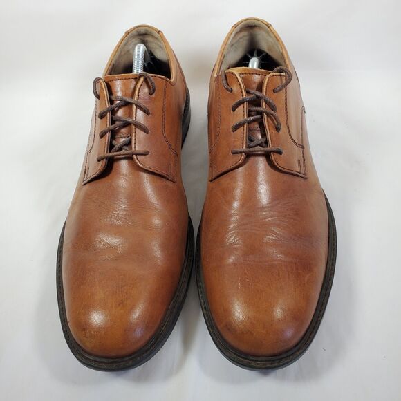 Johnston Murphy Tabor Plain Toe Oxford Shoes Brown 20 3360 Men's 13 M - Picture 3 of 8